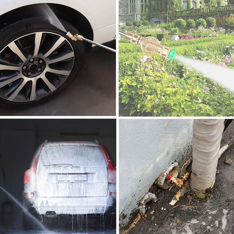 High Pressure Cleaning Machine Accessories Brush Head 240 Degrees Rotating 1/4 Live Joint