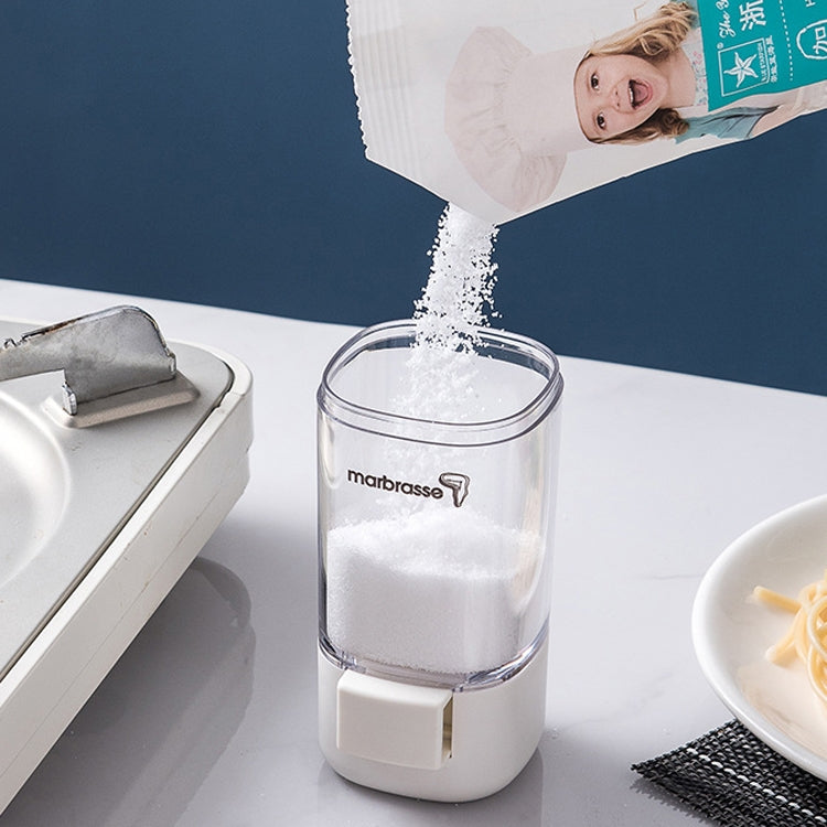 Marbrasse Metering Seasoning Box Pressing Type Seasoning Bottle Rotary Sealing Household Kitchen Seasoning Can