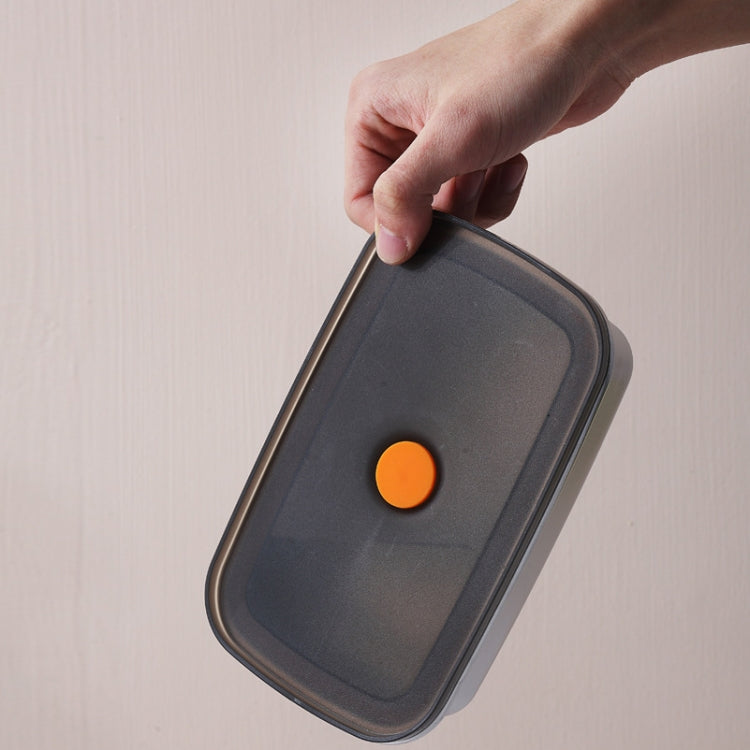 Refrigerator Fruit Fresh-Keeping Box 304 Stainless Steel Sealed Lunch Box