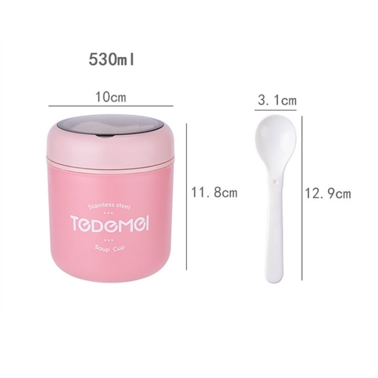 Portable Thermal Insulation Sealed Soup Cup With Lid Breakfast Lunch Box For Office Workers