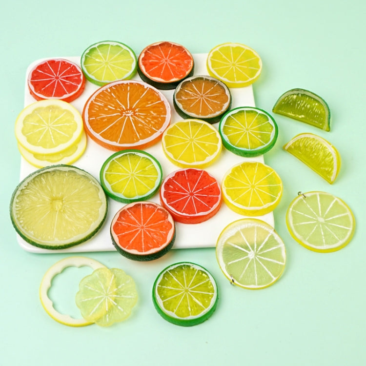 Fake Fruit Slice Shooting Props High Simulation Fruit Slice Model Decoration Shooting Props