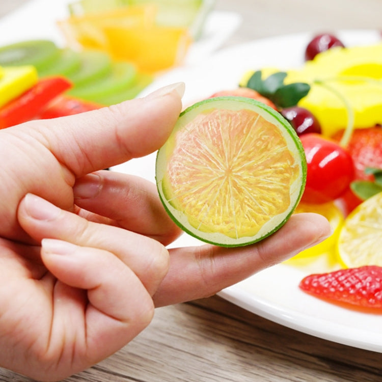 Fake Fruit Slice Shooting Props High Simulation Fruit Slice Model Decoration Shooting Props