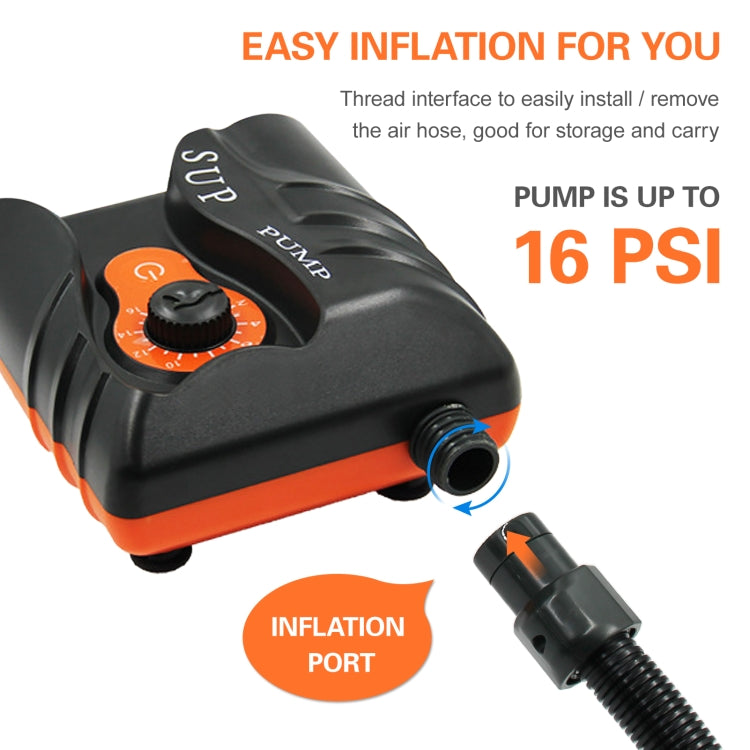 HT-785 Paddle Board 16PSI High Pressure Car Inflatable Pump 12V Electric Air Pump With 6 Connectors