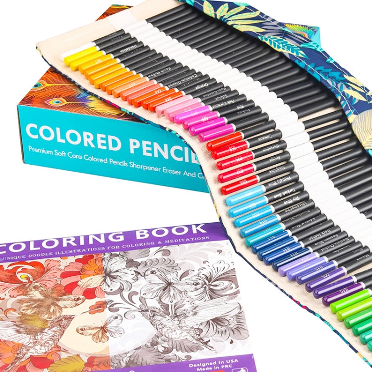72 Colors Colored Pencils Set Hand-Painted Graffiti Colored Pencils