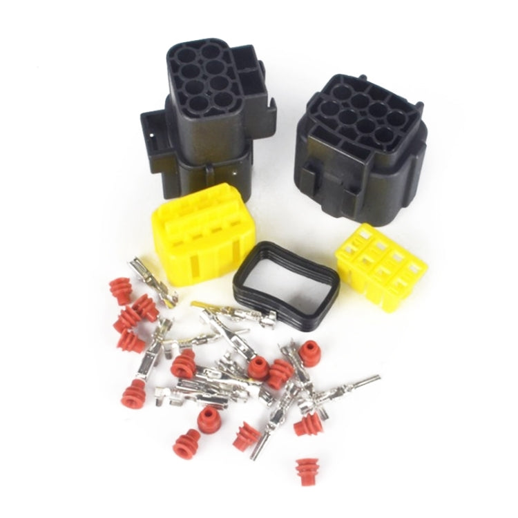 4 Sets  DJ70816Y 8 Holes Automobile Waterproof Plug Connector Automobile Plug-In Oil Pump Wiring Harness Generator Plug Set