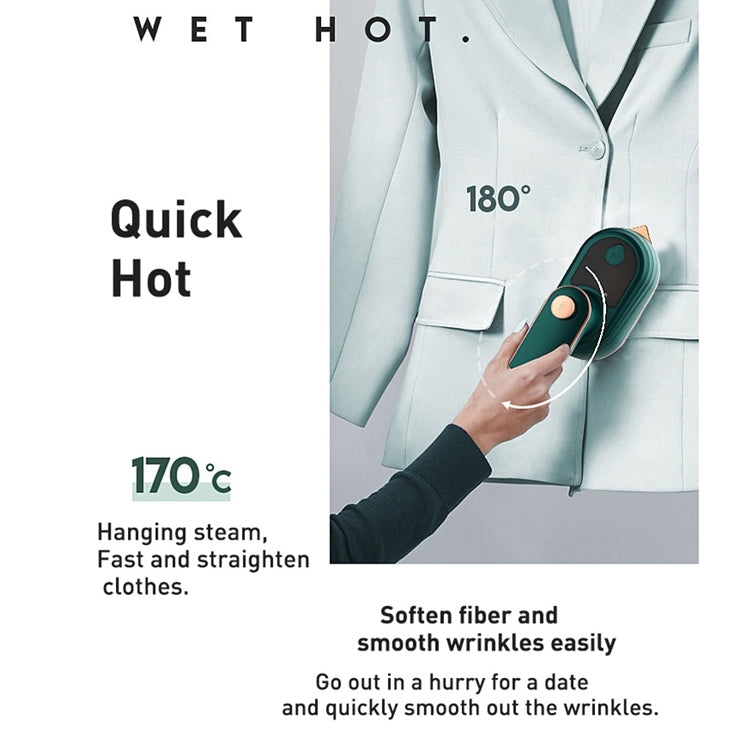 33W Handheld Electric Ironing Machine Rotatable Dry And Wet Garment Steam