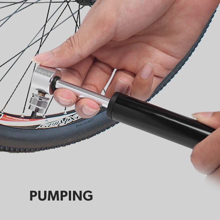 Manual Mini Portable Bicycle Aluminum Alloy Pump Basketball Football Inflatable Cylinder