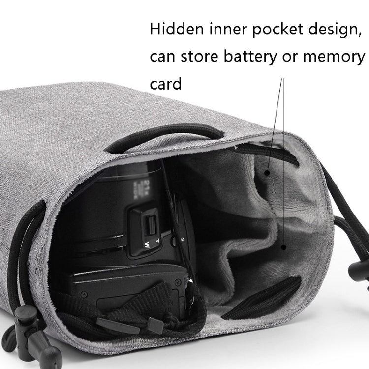 Benna Waterproof SLR Camera Lens Bag  Lens Protective Cover Pouch Bag