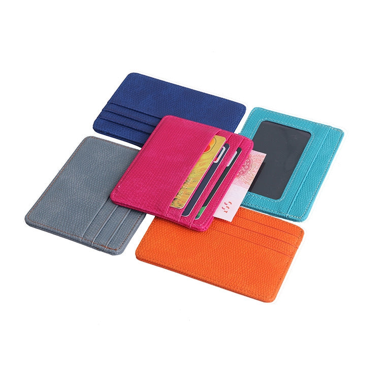 KT1002 RFID Function Lizard Pattern Bank Card Holder PU Business Card Case