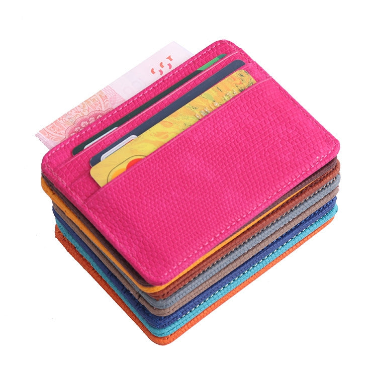 KT1002 RFID Function Lizard Pattern Bank Card Holder PU Business Card Case