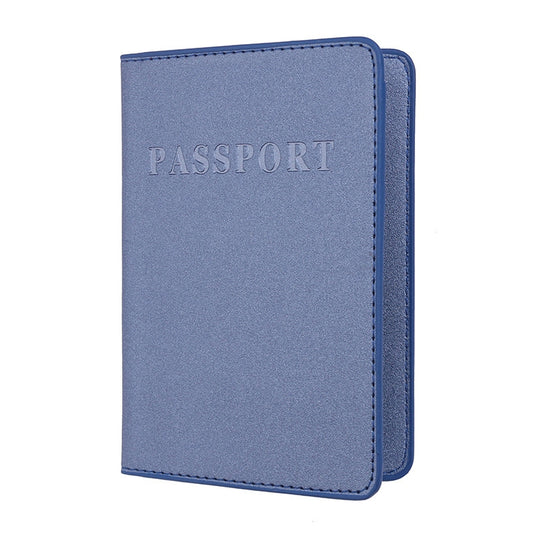 MS101 Frosted PU Multi-Card Passport Holder Travel Abroad Passport Card Holder