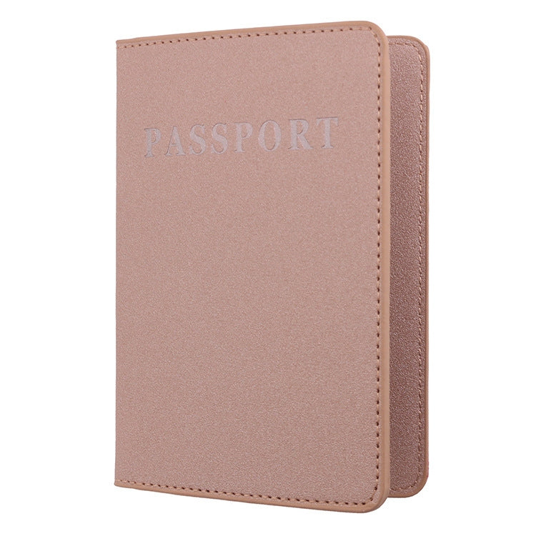 MS101 Frosted PU Multi-Card Passport Holder Travel Abroad Passport Card Holder