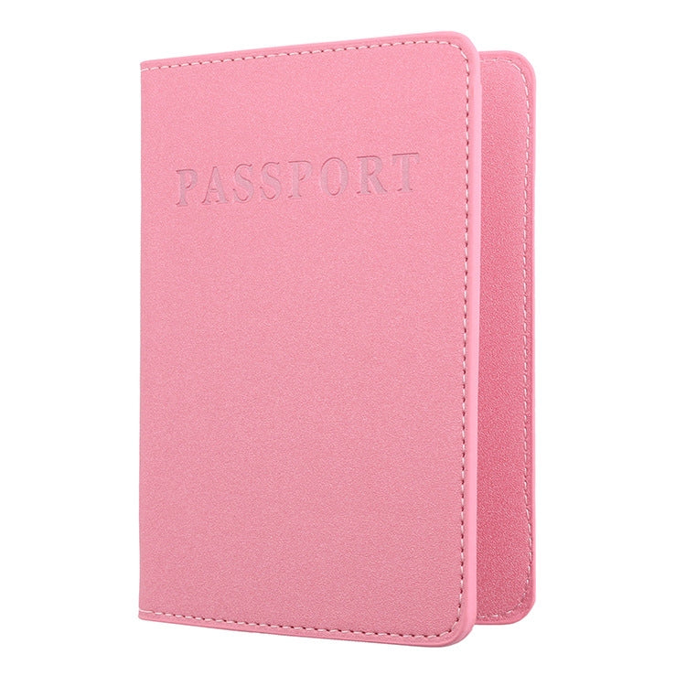 MS101 Frosted PU Multi-Card Passport Holder Travel Abroad Passport Card Holder