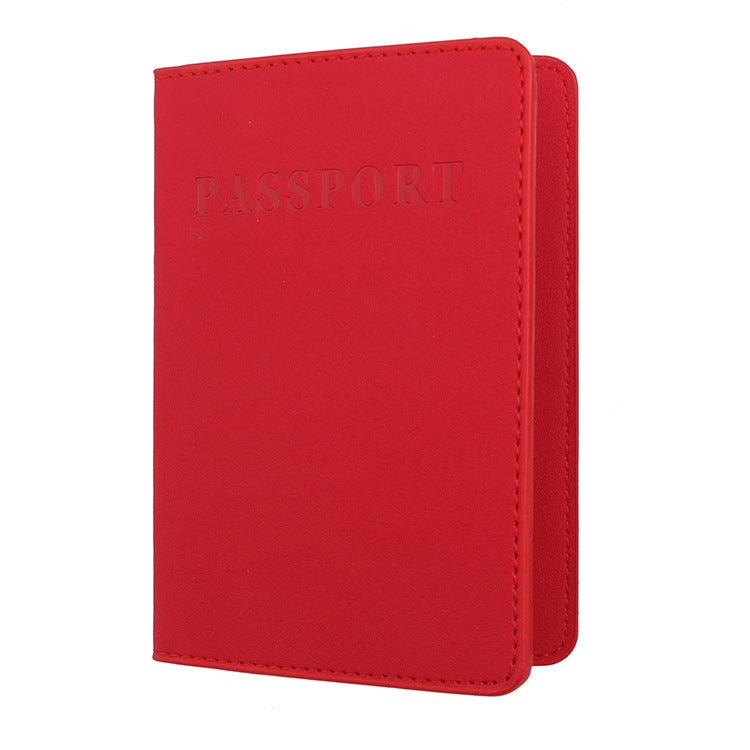 MS101 Frosted PU Multi-Card Passport Holder Travel Abroad Passport Card Holder