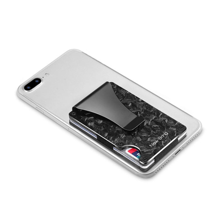 New Bring  Metal Card Holder Men Ultra-Thin Anti-Theft Compact Wallet Card Holder