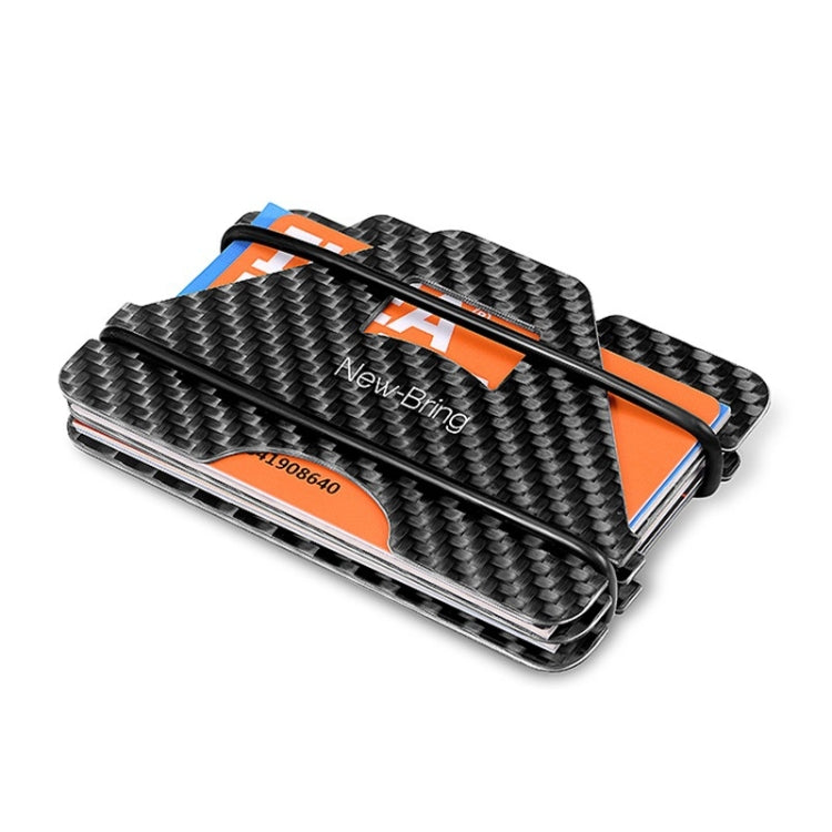 New Bring Metal Card Holder Anti-Demagnetization Anti-Theft Brush Anti-RFID Card Holder Ultra-Thin Card Holder Men Wallet