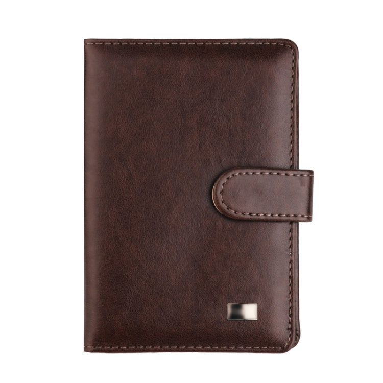 Covc1002 Bank Card Passport Card Holder With Buckle Clip PU Document Protection Card Holder