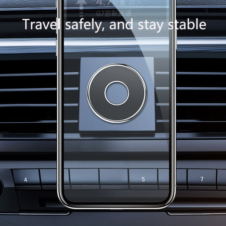 Q6 Car Magnetic Mobile Phone Holder Round Car Dashboard Navigation Bracket