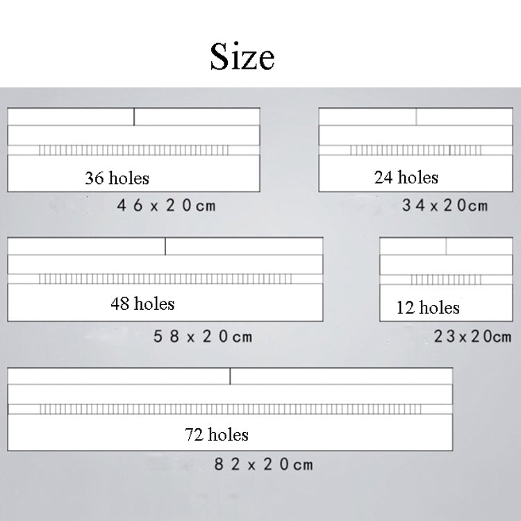 Handmade Canvas Pen Curtain Large-Capacity Pencil Case For Boys And Girls Color Pencil Sketch Stationery Box, 36 Holes, 48 Holes