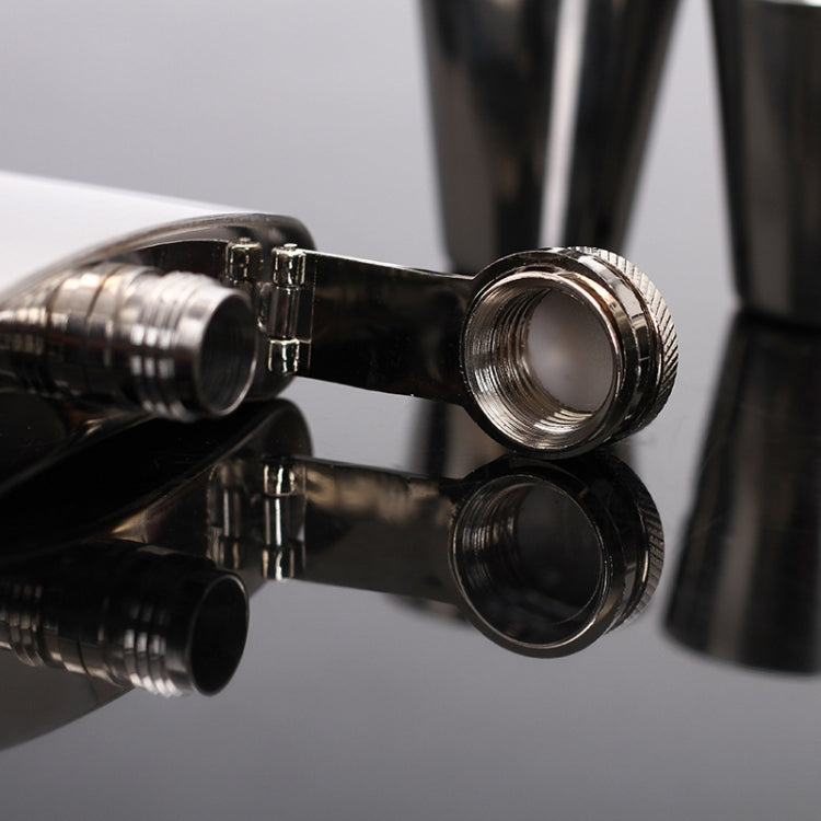Portable Stainless Steel Hip Flask Set With Wine Glass Funnel