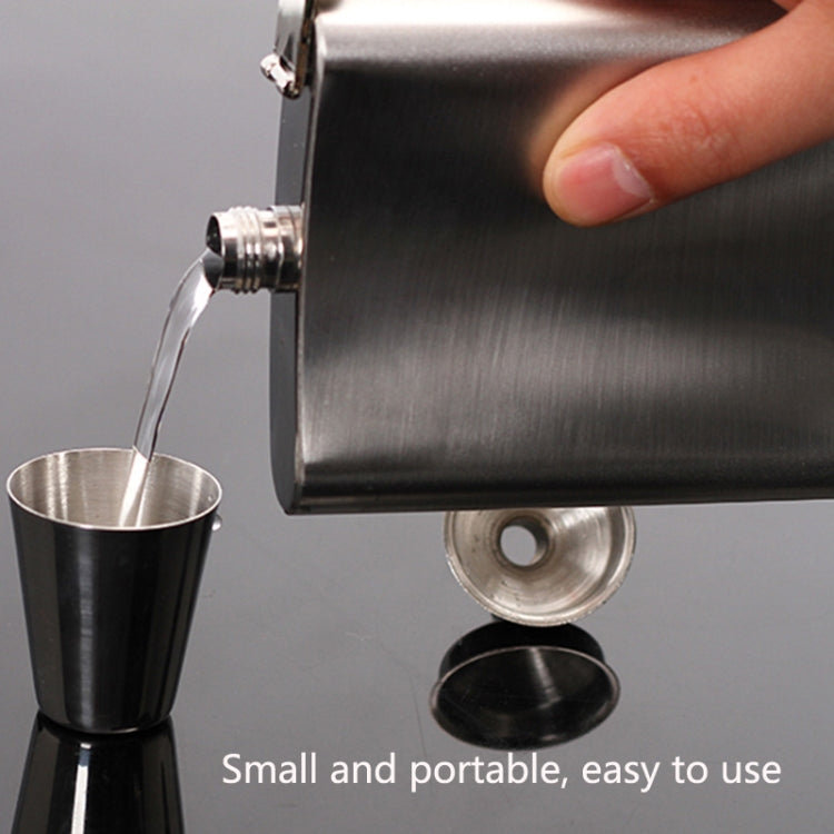 Portable Stainless Steel Hip Flask Set With Wine Glass Funnel