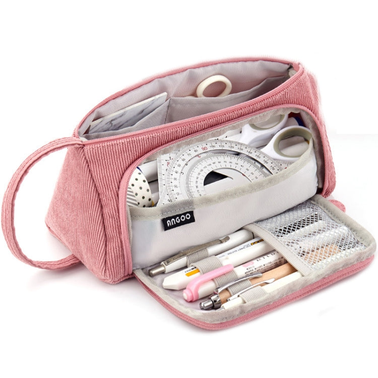 Angoo Student Large-Capacity Stationery Bag Portable Gift Cosmetic Bag