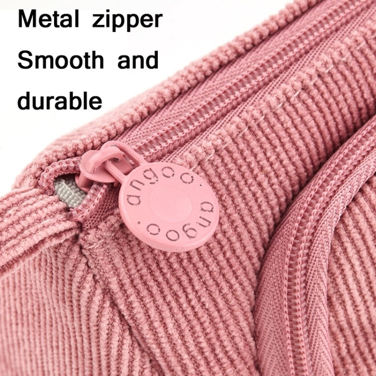 Angoo Student Large-Capacity Stationery Bag Portable Gift Cosmetic Bag