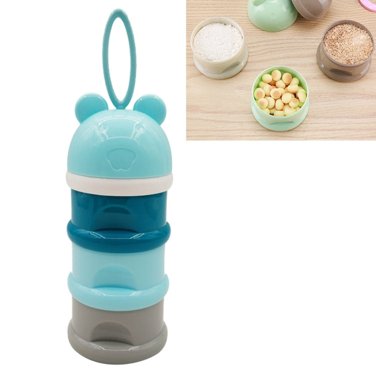 3 Layer Frog Style Portable Baby Food Storage Box Cartoon Milk Powder Box