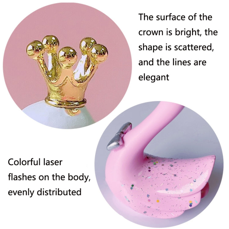 2pcs /Pair Swan Resin Car Decoration Birthday Cake Tanabata Valentine Day Decoration