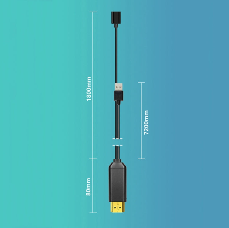 L3B Type-C USB To HDMI-Compatible  Audio Transfer Three-In-One HD Cable TV Screen Connector