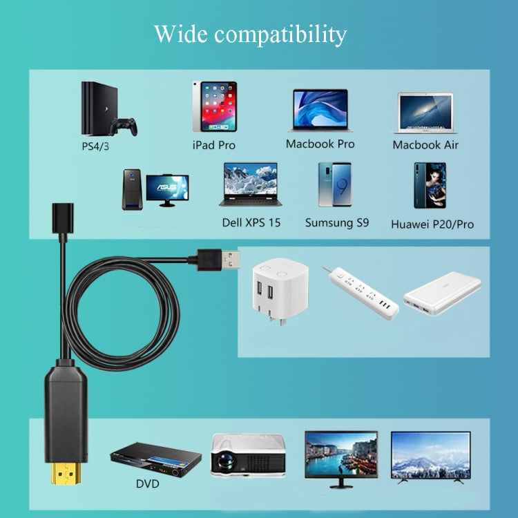 L3B Type-C USB To HDMI-Compatible  Audio Transfer Three-In-One HD Cable TV Screen Connector