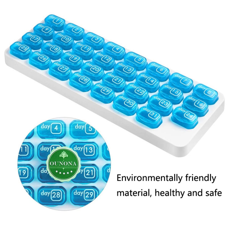 S-015 31 Grid Keyboard Type Plastic Pill Box