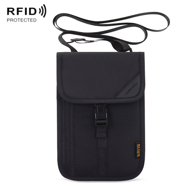 1062 Travel Passport Bag RFID Multi-Function Document Holder Hanging Neck Ticket Protective Case, 1062 Rose Red, 1062 Blue, 1062 Purple, 1062 Black, 1062 Light Grey, 1062 Gray