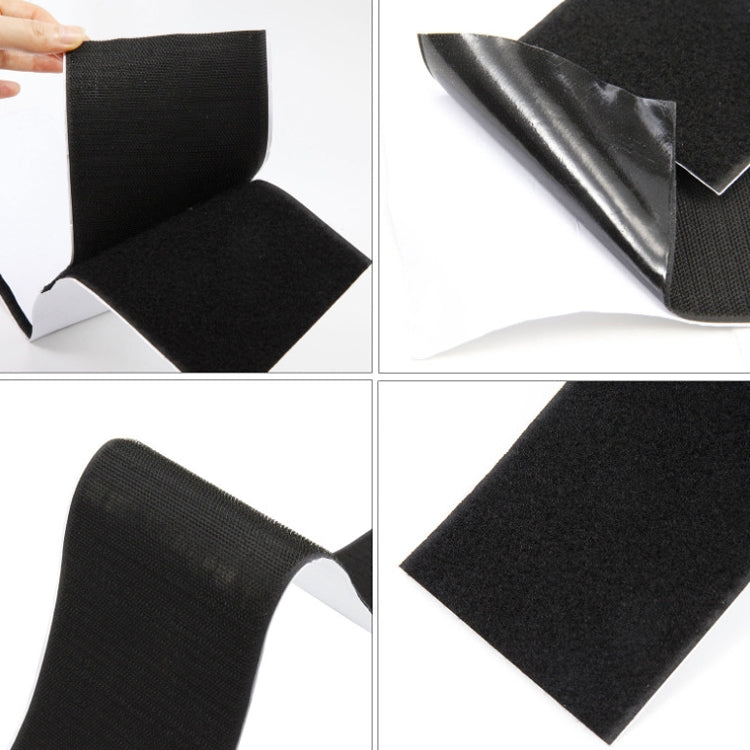 Car License Plate Hook And Loop Fastener High Temperature Resistance Polyester Double-Sided Fixed Stickers