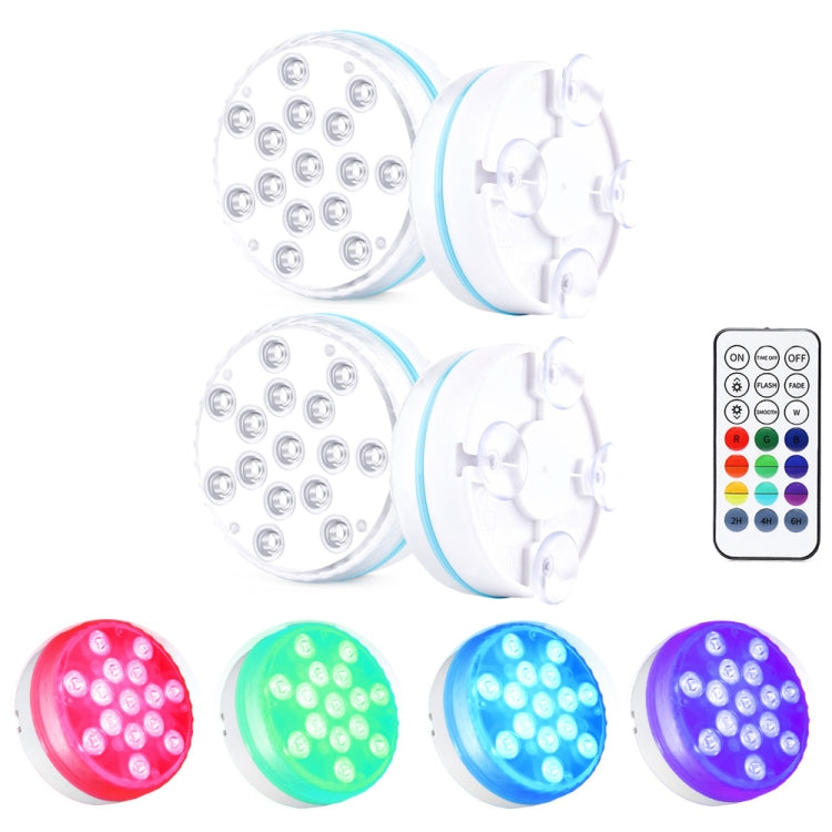 15 LEDs RF Remote Control Diving Light Magnetic Waterproof Pool Lamp, Spec: