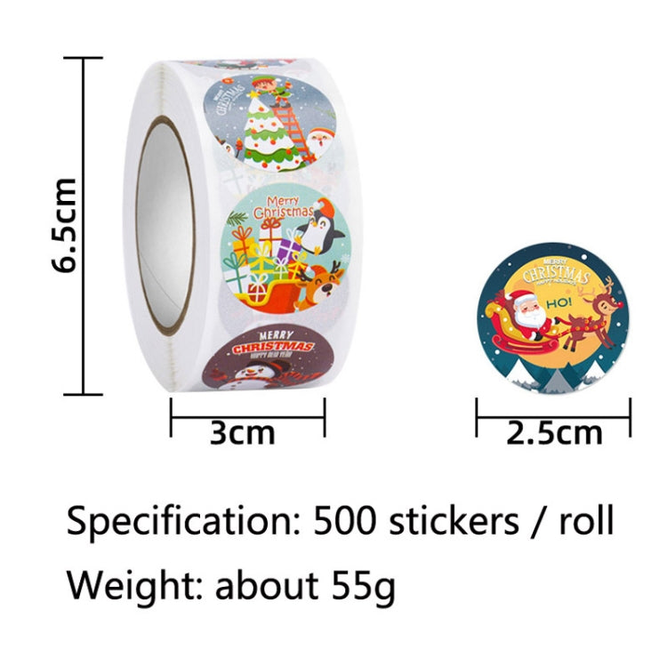 Christmas Gift Sticker Decoration Label Sealing Sticker