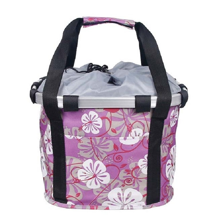Bicycle Front Bag Basket Aluminum Alloy Foldable Basket