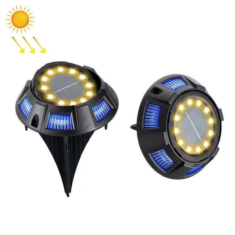 Outdoor Solar Underground Lamp Rotating Buried Lawn Lamp , Spec: