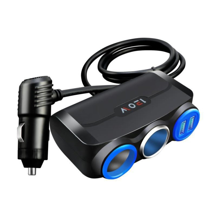 Car Cigarette Lighter Multi-Function Mobile Phone Charging USB Car Charge 12/24V Adapter Plug
