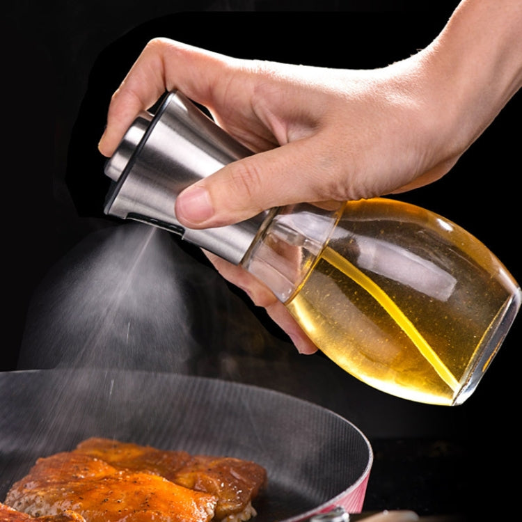 Stainless Steel Glass Bottle Barbecue Cooking Seasoning Oil Pot Sprayer Oil Injection Kettle Oil Spray Bottle