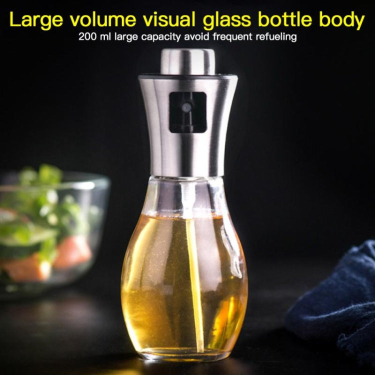Stainless Steel Glass Bottle Barbecue Cooking Seasoning Oil Pot Sprayer Oil Injection Kettle Oil Spray Bottle