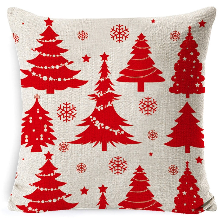 Christmas Linen Red Hug Pillowcase Without Pillow Core