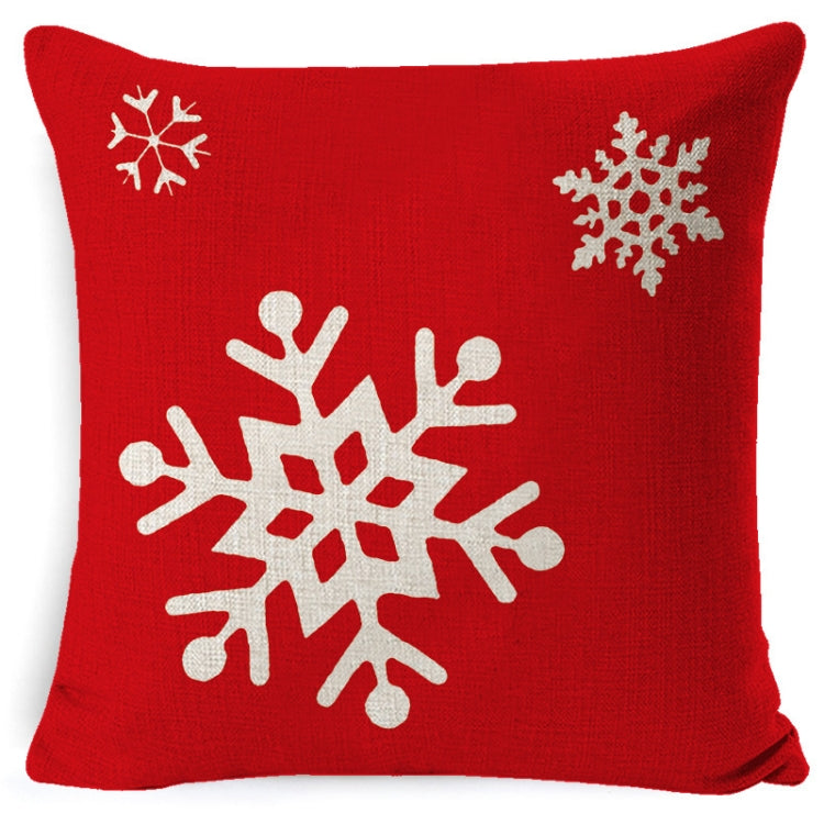 Christmas Linen Red Hug Pillowcase Without Pillow Core