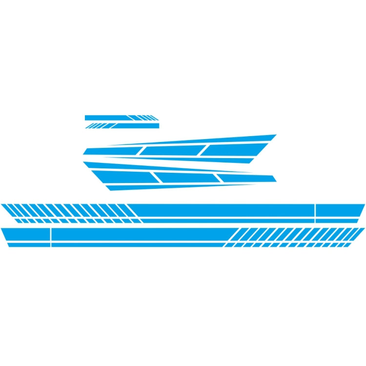 D-1037 Striped Car Sticker Car Side Door Cover Rearview Mirror Combination Sticker