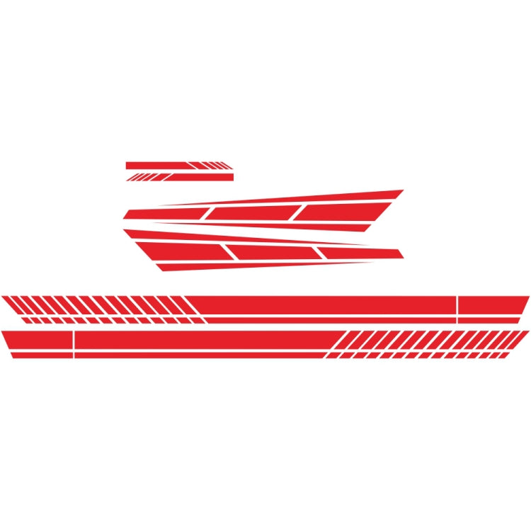 D-1037 Striped Car Sticker Car Side Door Cover Rearview Mirror Combination Sticker