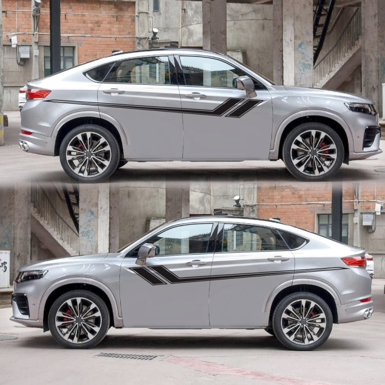 D-716 Car Striped Vinyl Body Stickers Personalized Modification Car Sticker