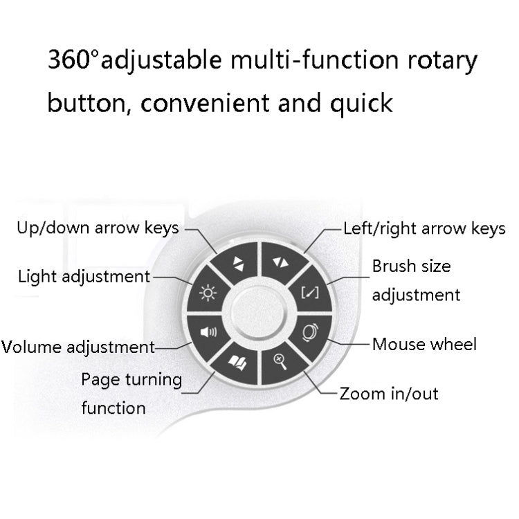 DELUX T11 29 Keys Single-Hand Keyboard Shortcut Key Speech Tool Flat Keyboard, Colour: Silver