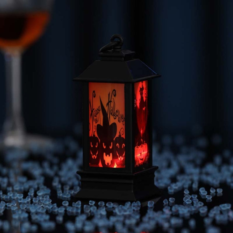 4 PCS Halloween Window Decoration Props Fecoration Small Oil Lamp Wind Lamp Luminous Ornaments