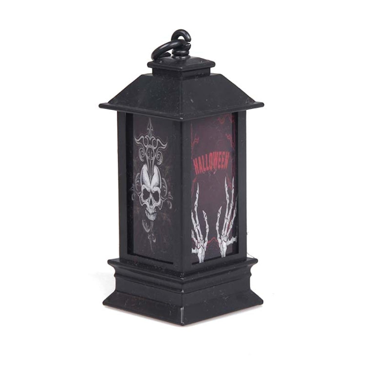 4 PCS Halloween Window Decoration Props Fecoration Small Oil Lamp Wind Lamp Luminous Ornaments