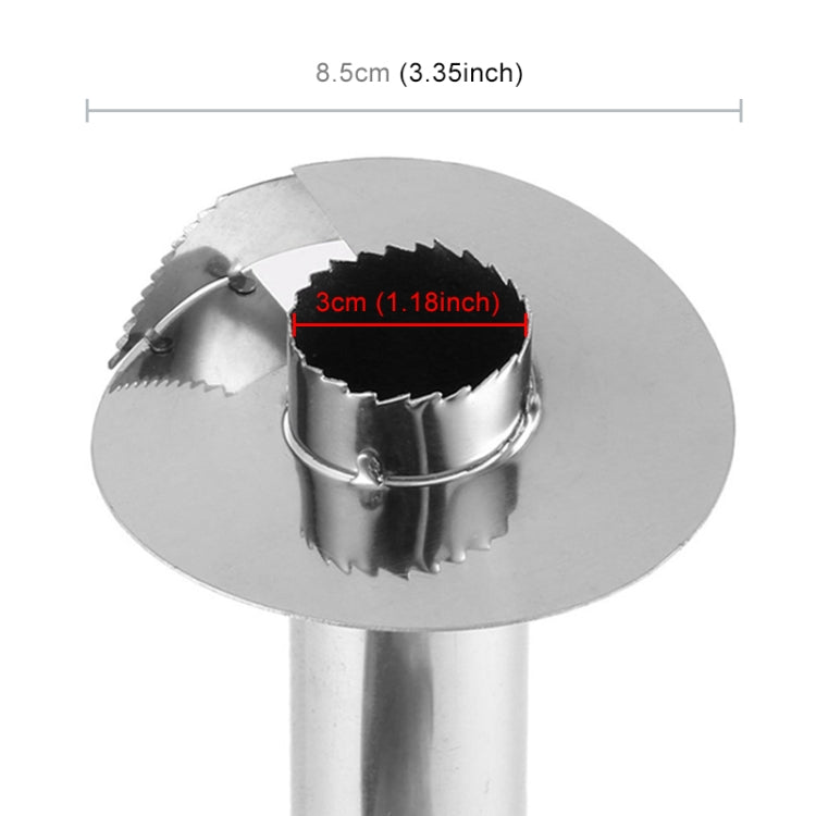 2 PCS Stainless Steel Pineapple Peeler Slicers Fruit Cutter Kitchen Tools